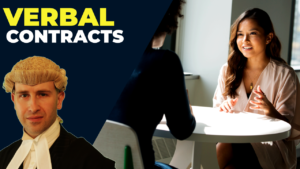 Are Verbal Contracts Legal? Can I Claim On A Verbal Contract? Contract Law Series - BarristerSecrets